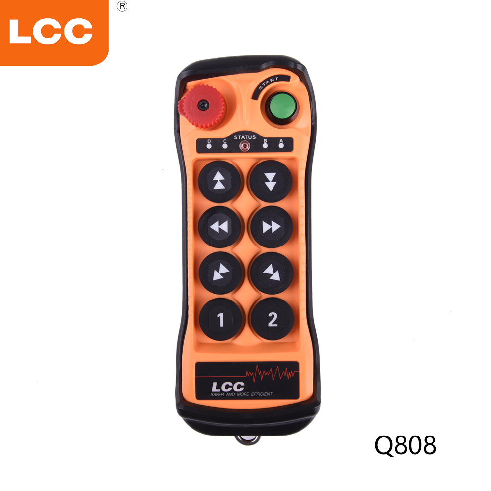 Q808 Nouveau produit Télécommande industrielle 433mhz Rf télécommande sans fil pour grue