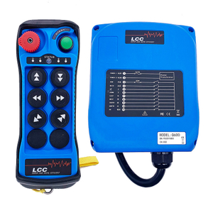 Télécommande d'ascenseur de chariot élévateur à vitesse unique par radio à 6 boutons de la couleur bleue Q600