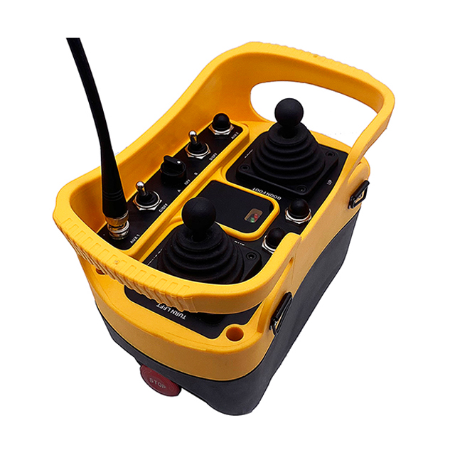 Télécommande radio sans fil spéciale pour joystick hydraulique Q9000 pour grues à tour